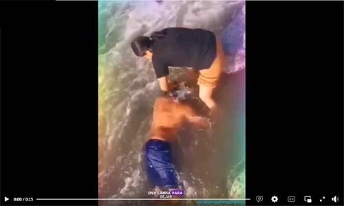 VIDEO | Mujer hace limpia a su esposo para que deje de tomar