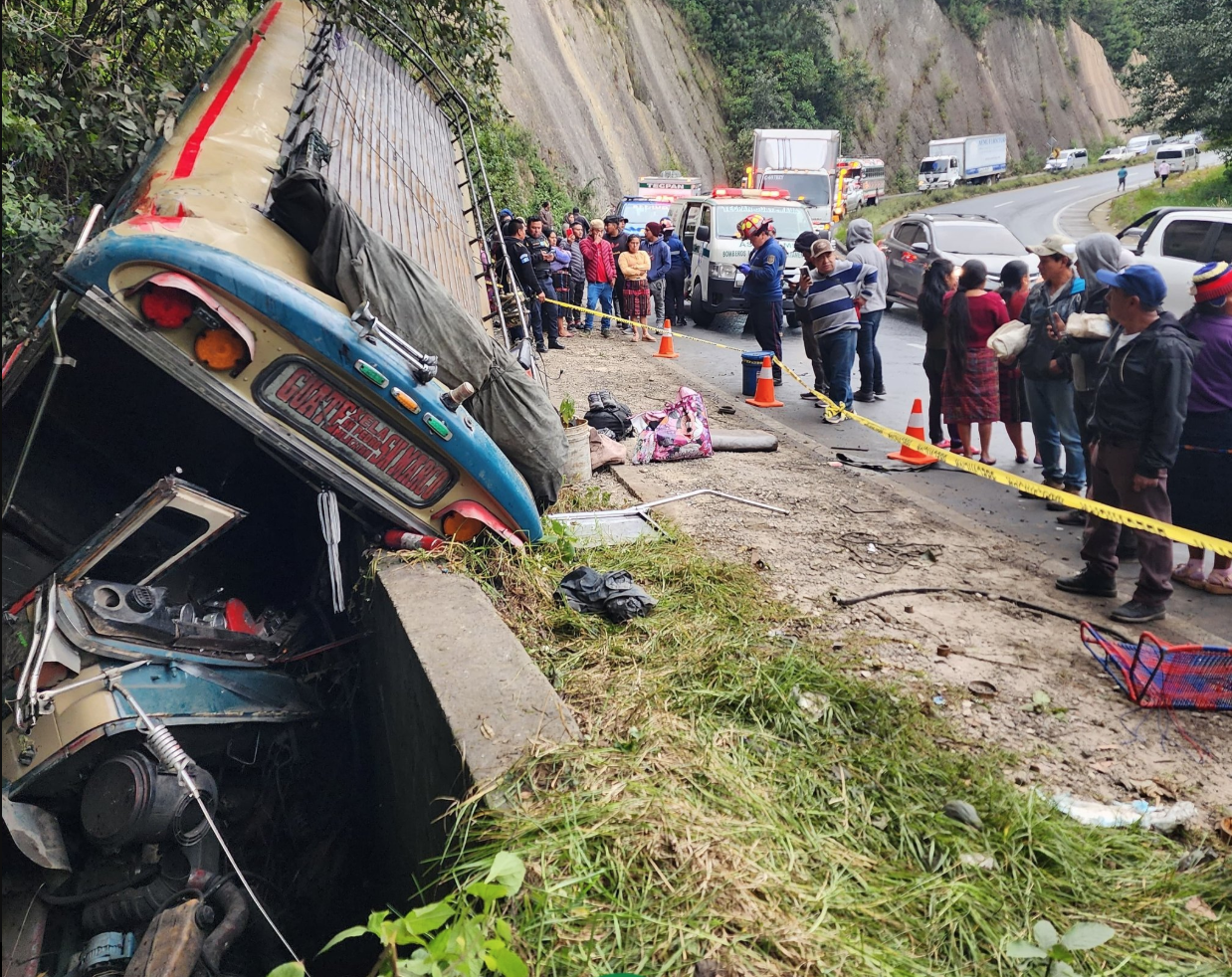 Accidente de bus en la ruta Interamericana deja 12 heridos - Noticias ...