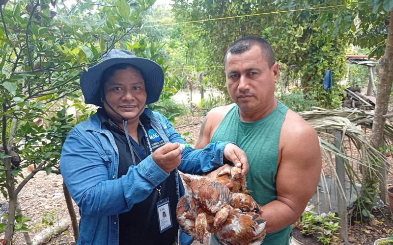Previenen enfermedades en aves de residentes de El Bosque
