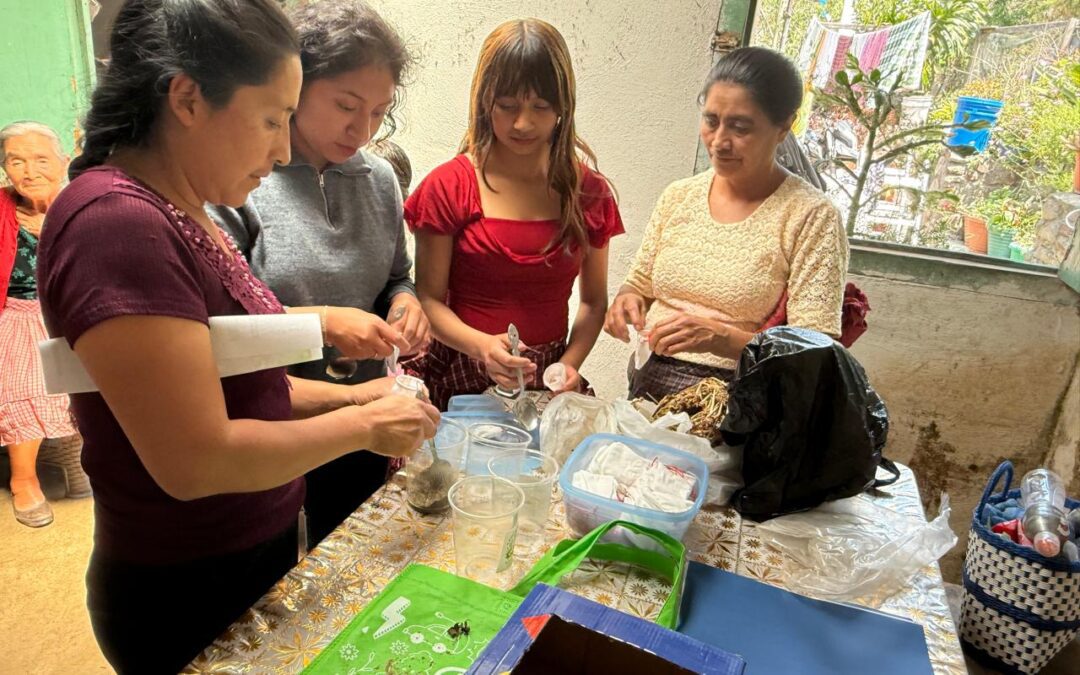 MAGA capacita a familias de San Marcos en elaboración de tés medicinales