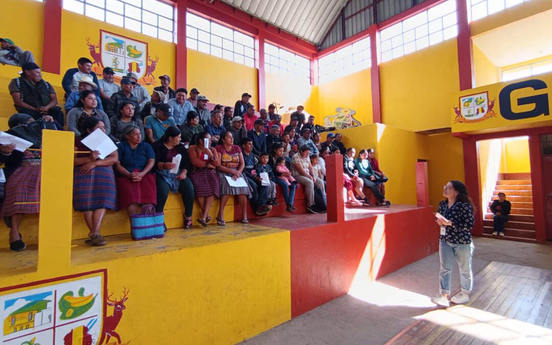 MAGA fortalece la agricultura familiar en San Cristóbal Cucho