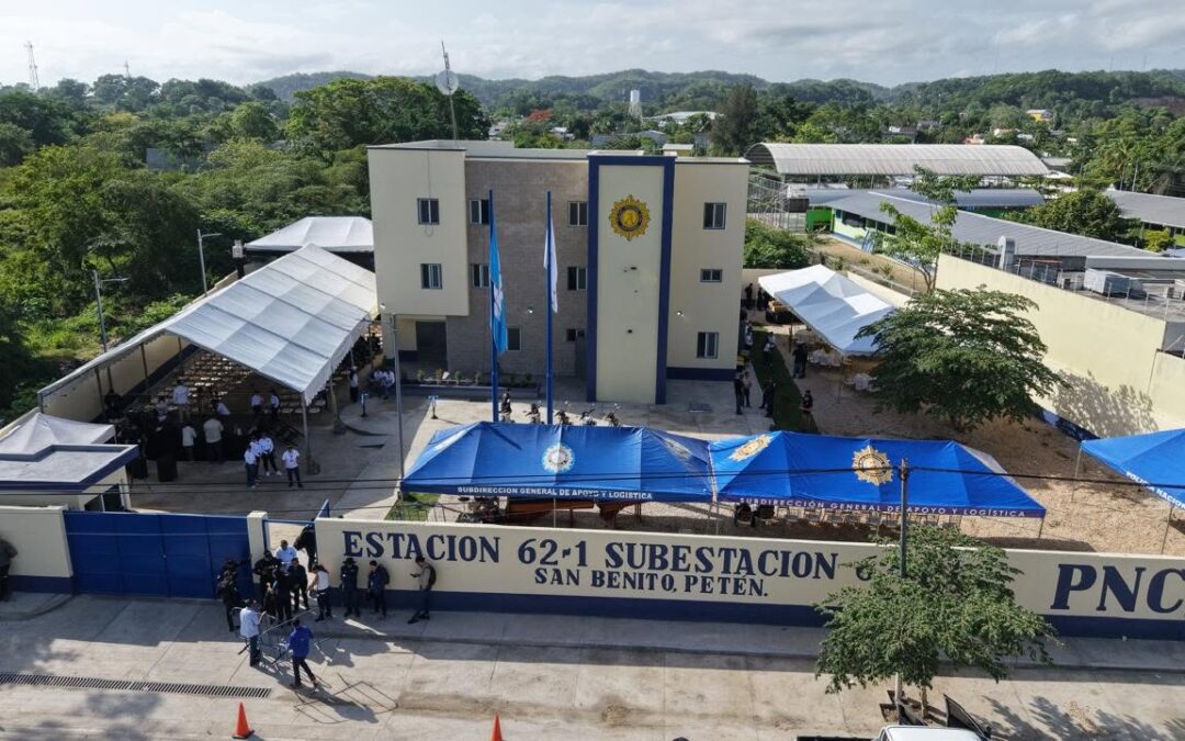 Inauguran nueva Estación policial en San Benito, Petén