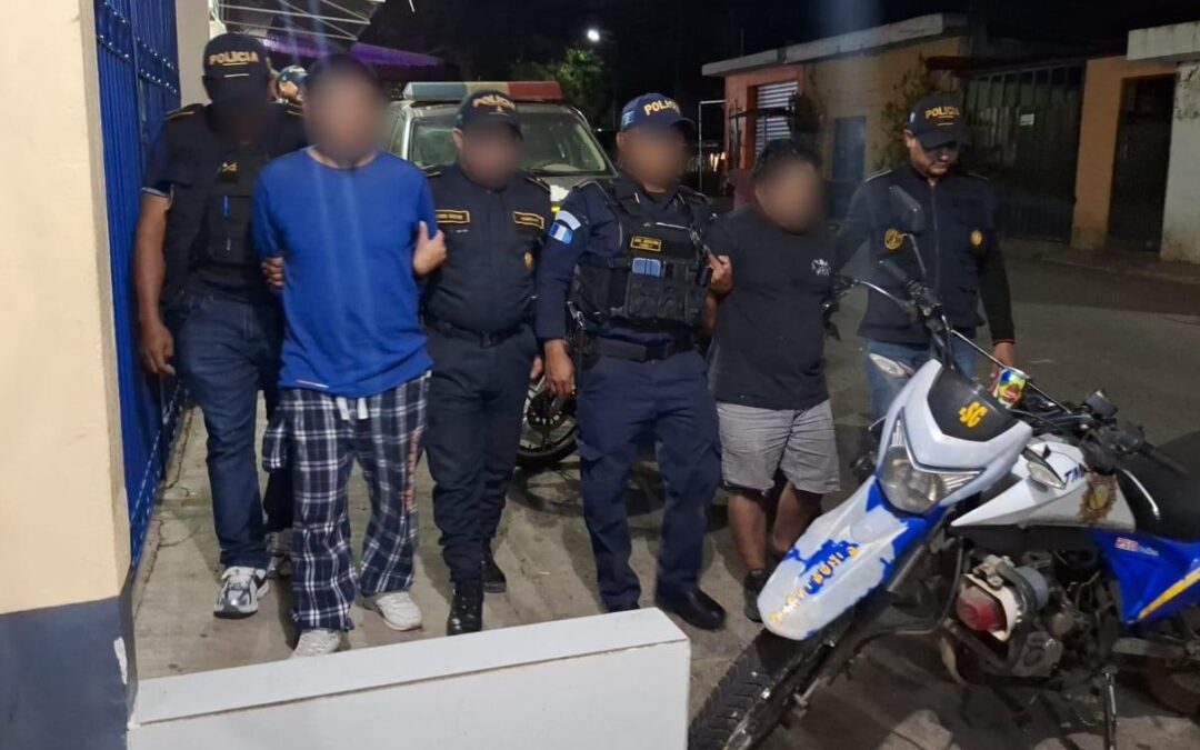 Capturan a dos terroristas del Barrio 18 en carretera al El Salvador