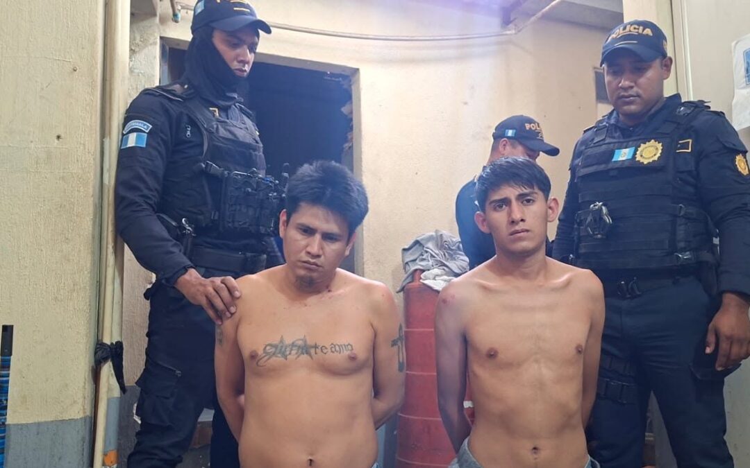 Capturan a dos miembros de la mara salvatrucha tras ataque armado contra tuctuquero