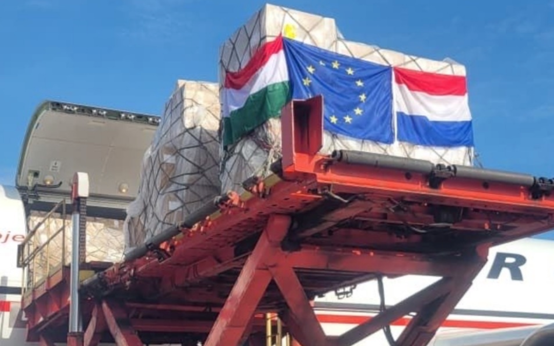 Europa envía material médico para recuperación de Venezuela