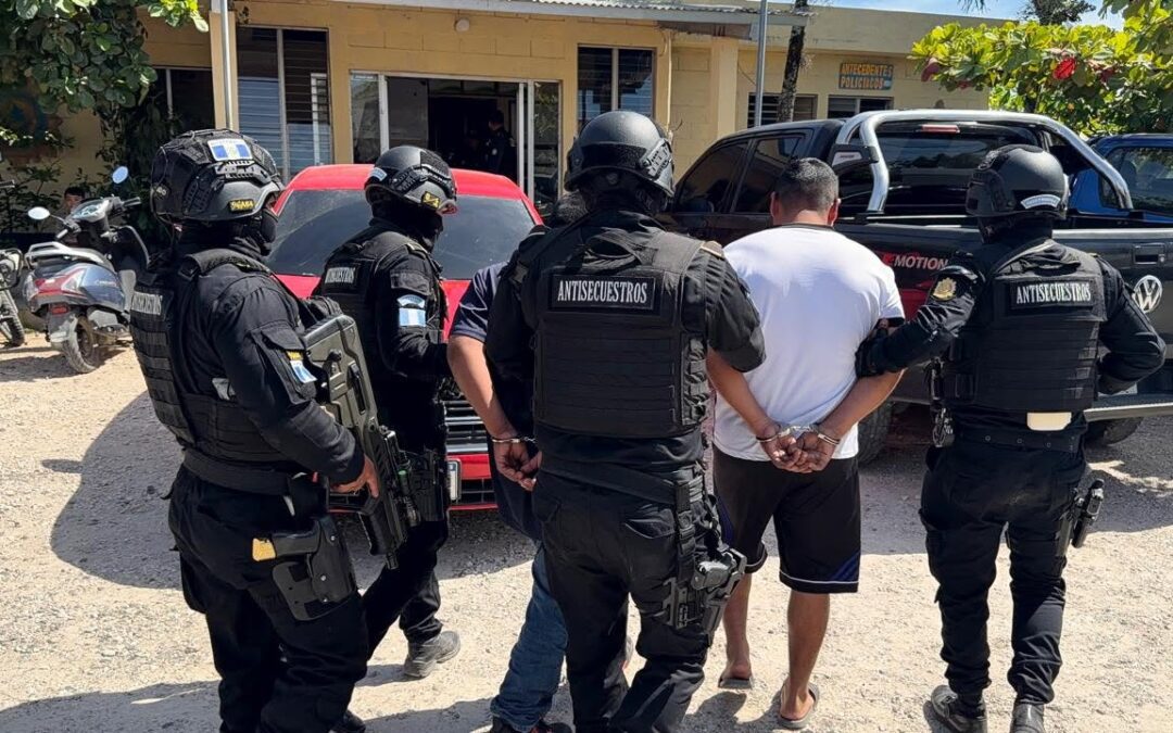 PNC desarticula la banda de secuestradores “Los Cazadores” en Petén