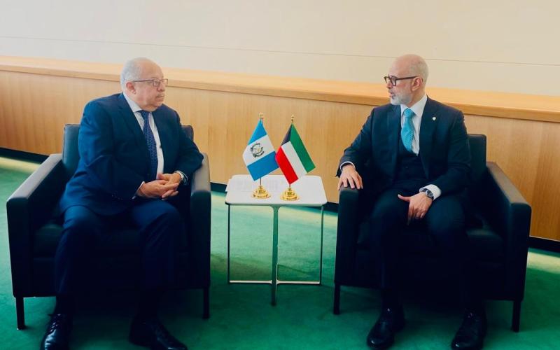 Guatemala y Kuwait coinciden en Nueva York en impulsar una relación bilateral renovada