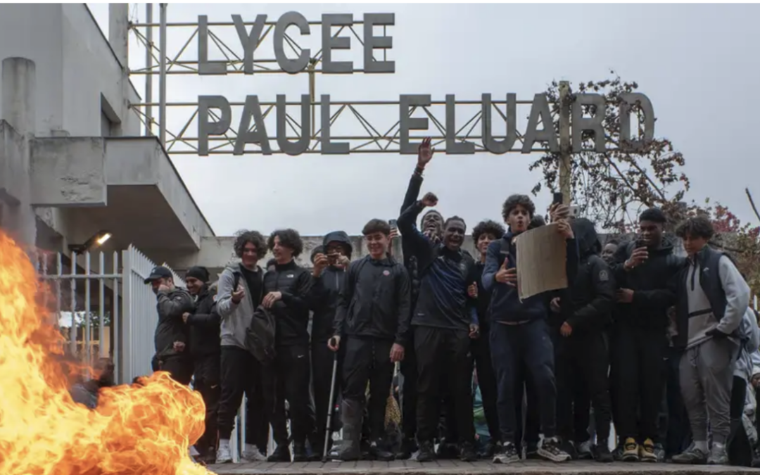 Protesta estudiantil cobra fuerza en Francia por mejor educación