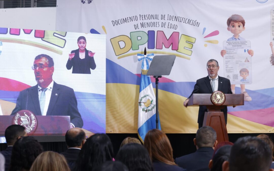 “Cada niño, niña, merece ser visible, reconocido y protegido”, presidente Arévalo