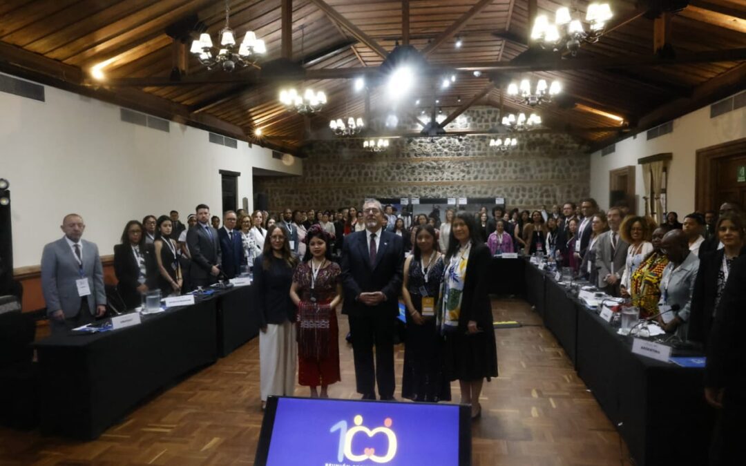 Arévalo destaca avances en la protección de los menores de edad en histórica reunión del IIN-OEA