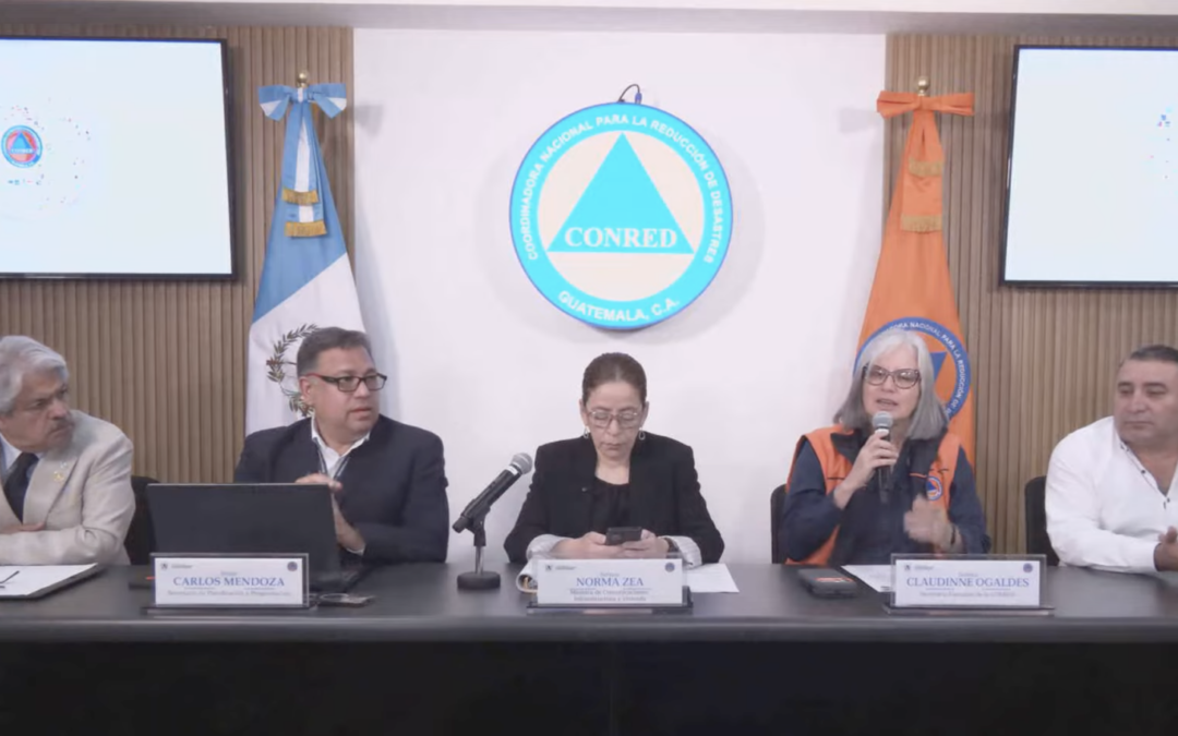 Conred y Segeplan informan sobre acciones ante emergencia en Villa Hermosa I, San Miguel Petapa