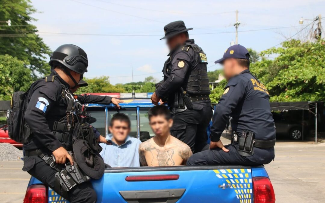 Capturan a los terroristas “El Enano” y “Lágrimas”, en Escuintla