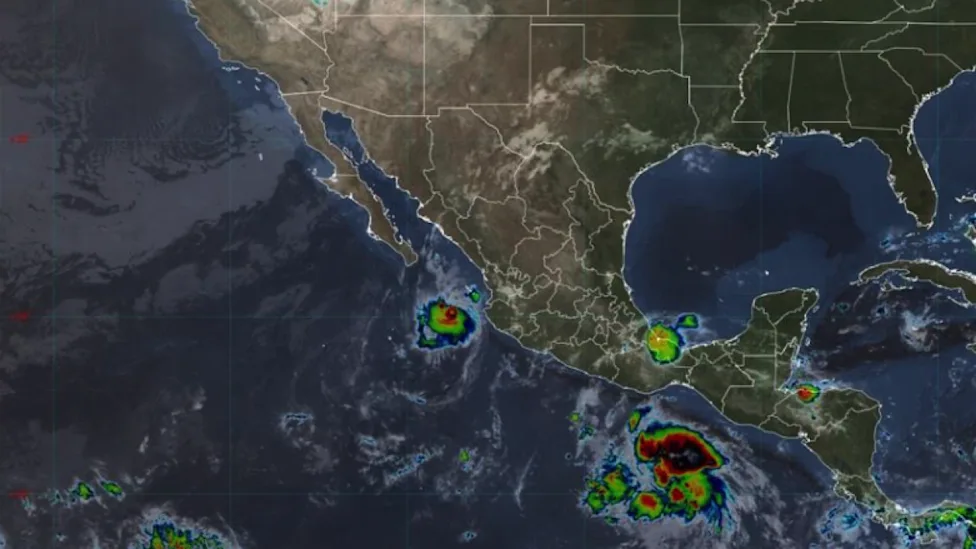 Se forma nueva depresión tropical en Pacífico mexicano con potencial de huracán